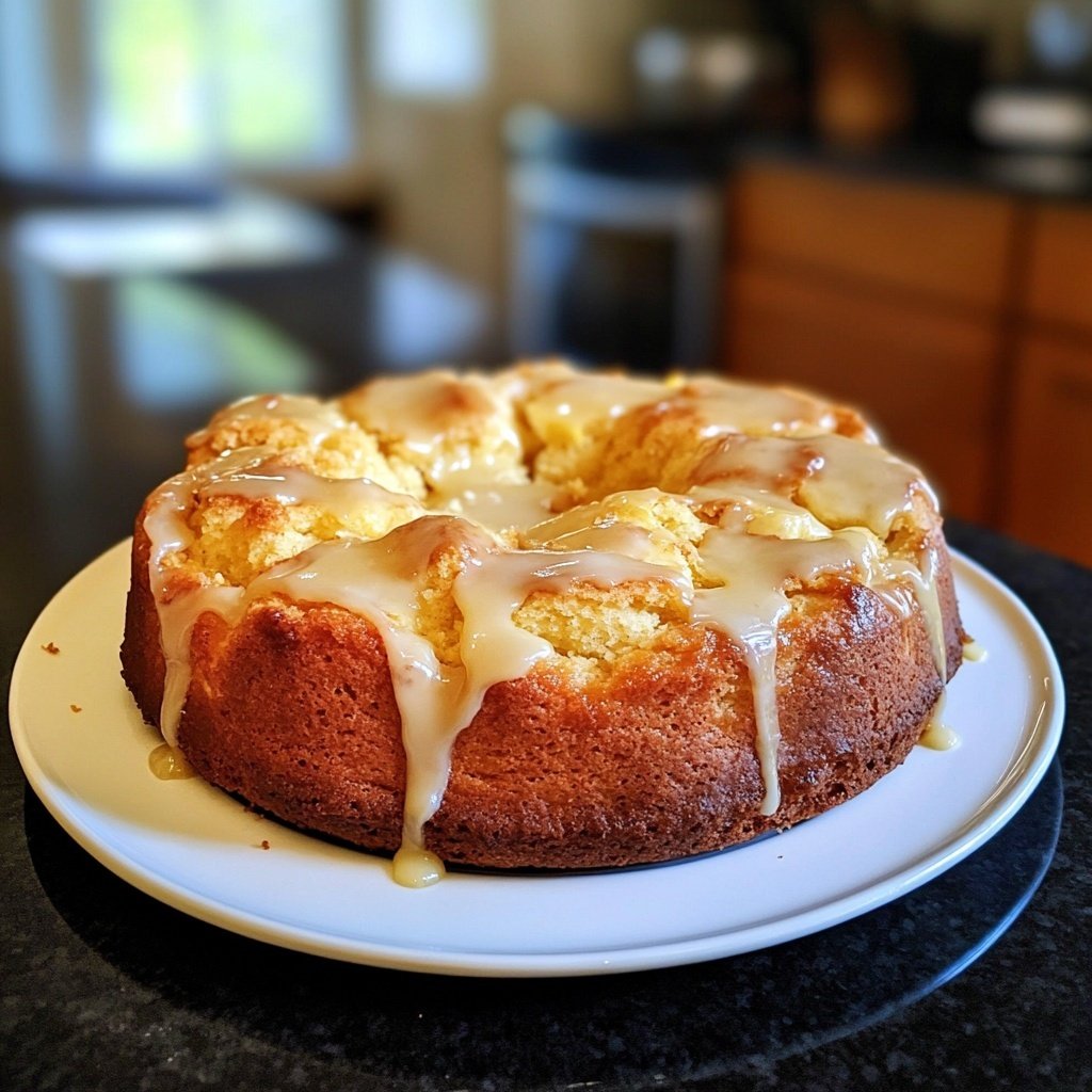 Zitronenkuchen mit Olivenöl