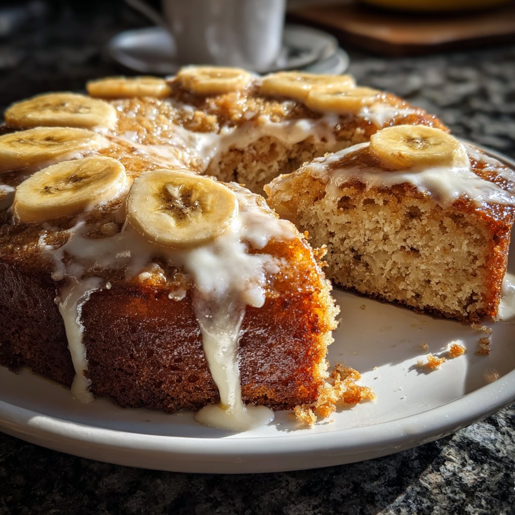 Bananenkuchen mit Joghurt