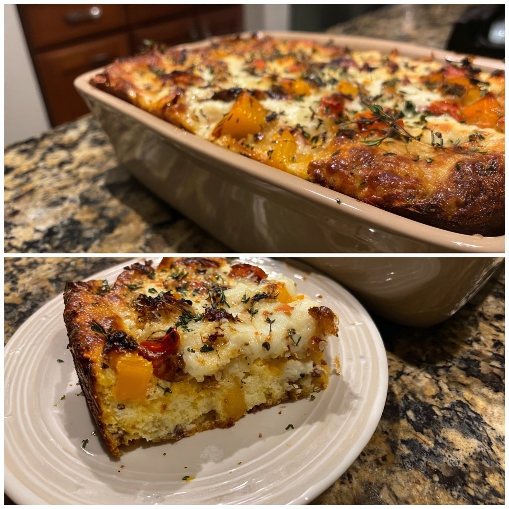 Abendessen aus dem Ofen