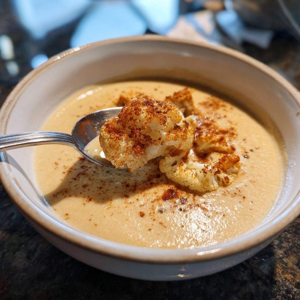 Blumenkohlsuppe mit Muskatnuss