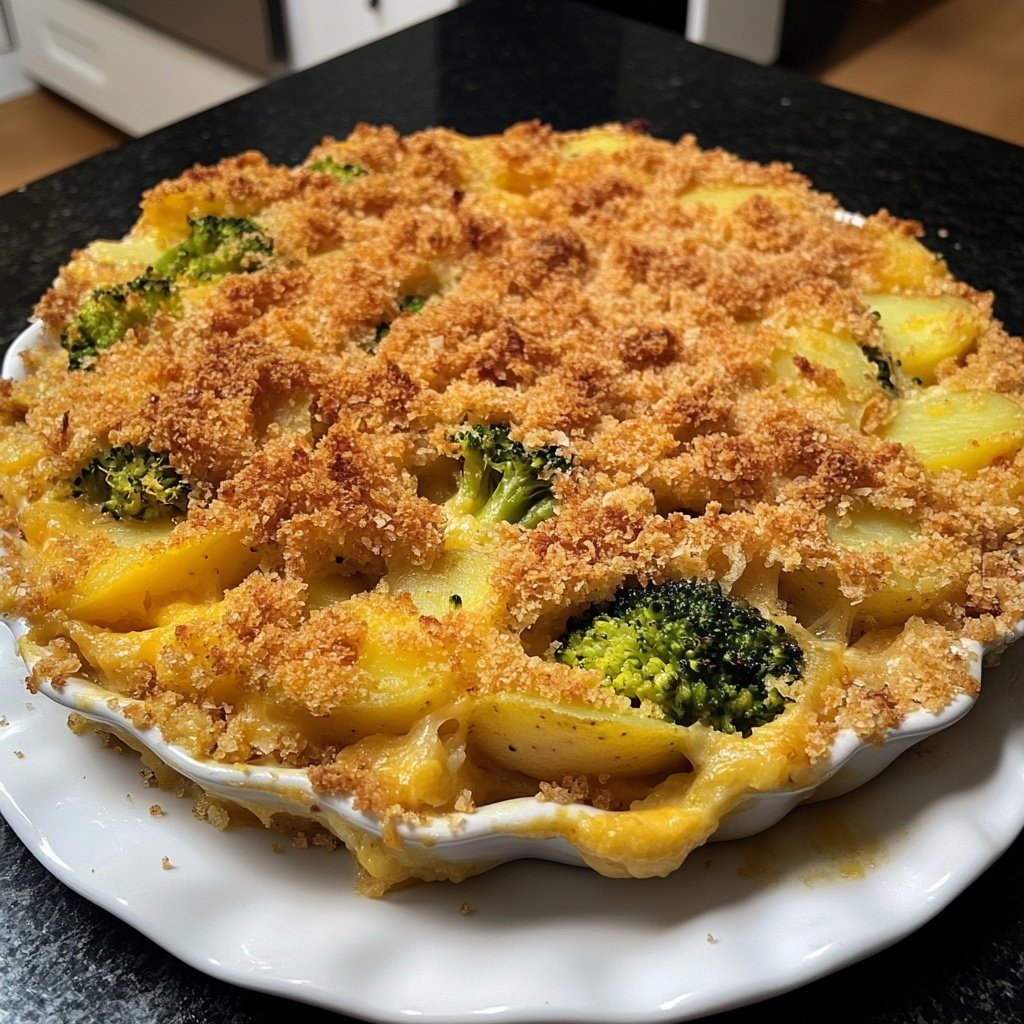 Kartoffel-Brokkoli-Auflauf