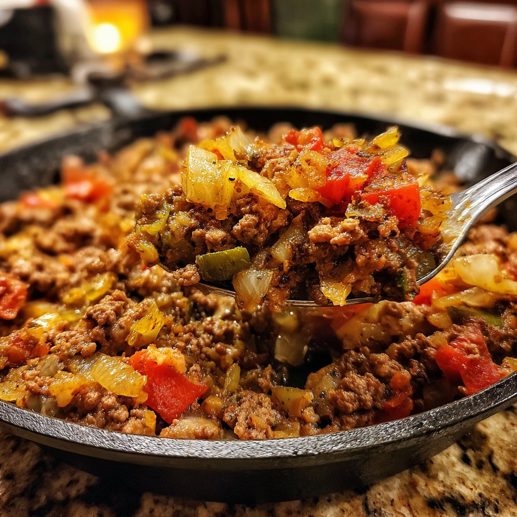 Hackfleisch Pfanne Hausmannskost