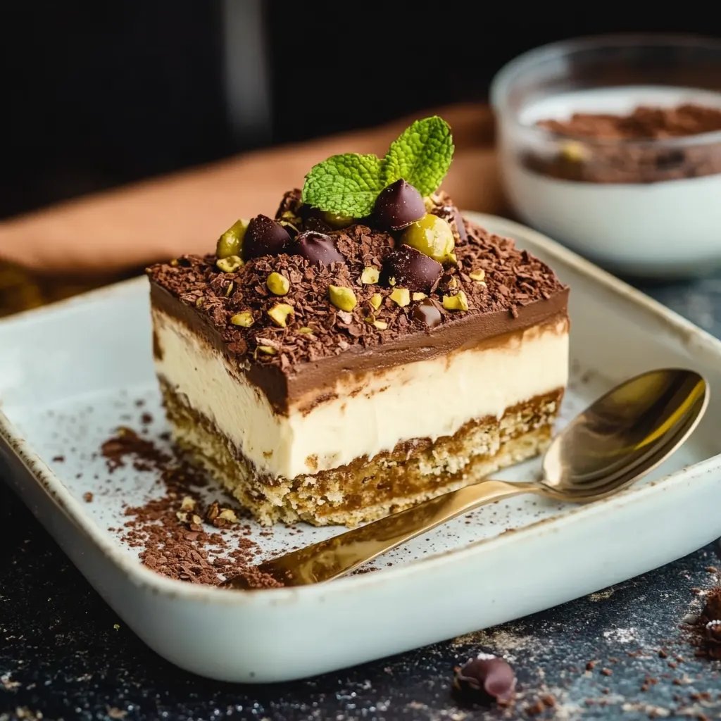 Dubai Chocolate Tiramisu