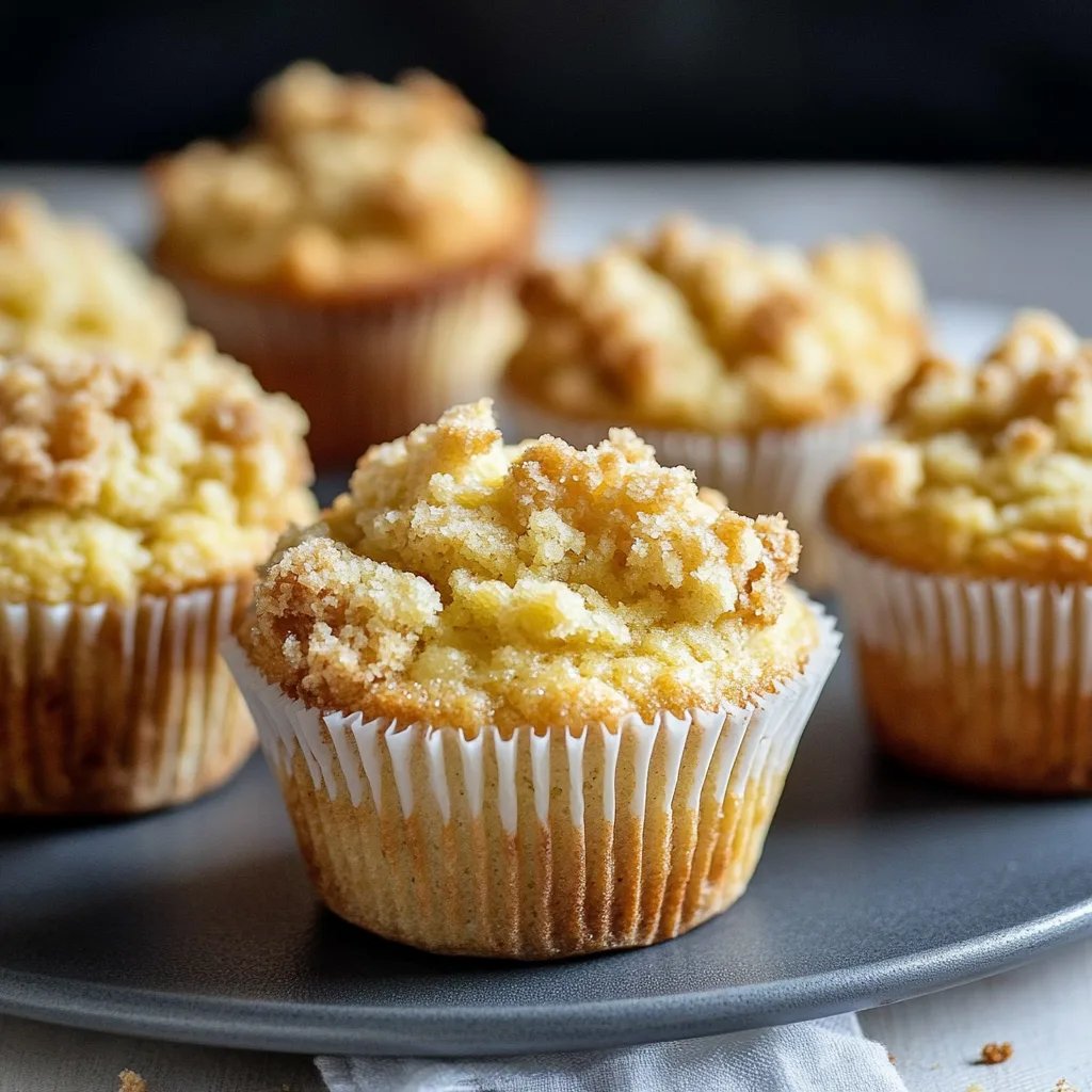 Apfel-Muffins mit knusprigen Streuseln