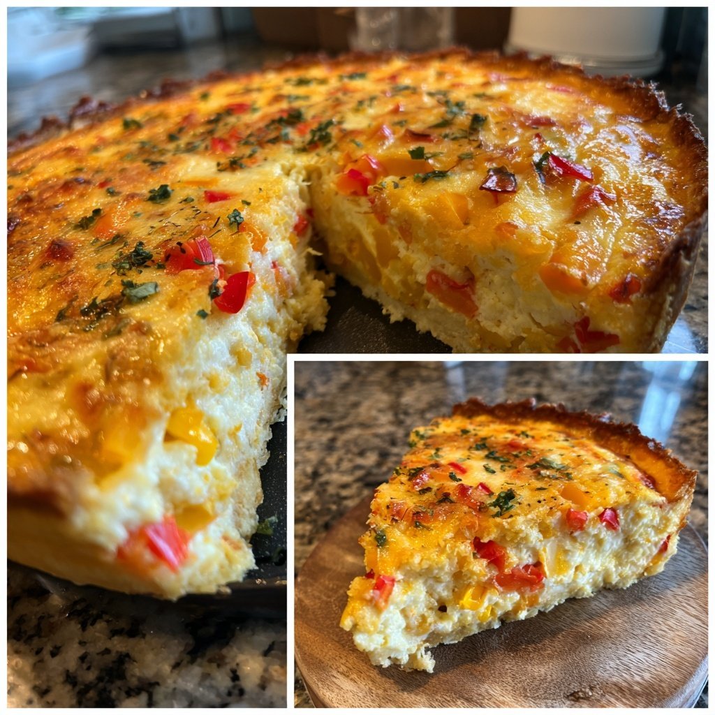 Gemüseauflauf mit Paprika