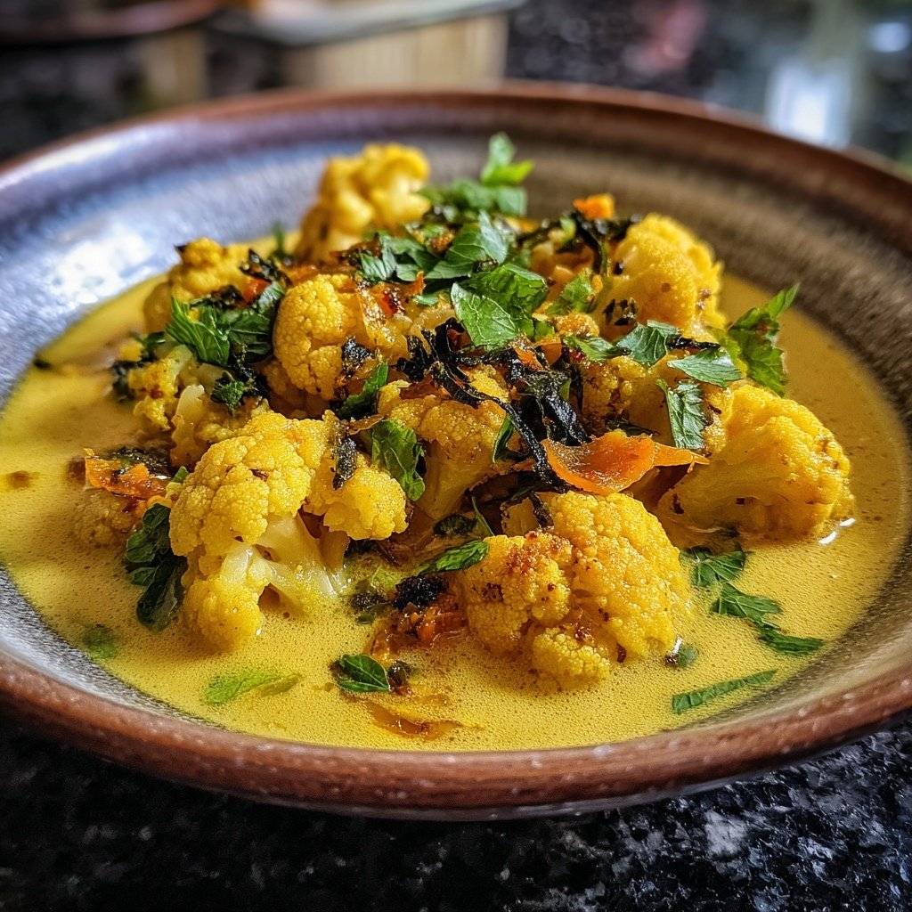 Blumenkohl Gemüse Curry Mild