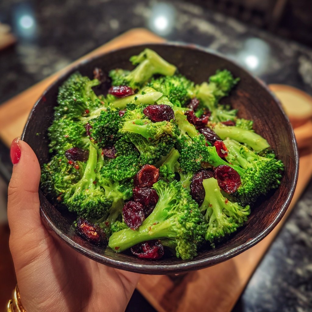 Brokkoli-Salat mit Cranberries
