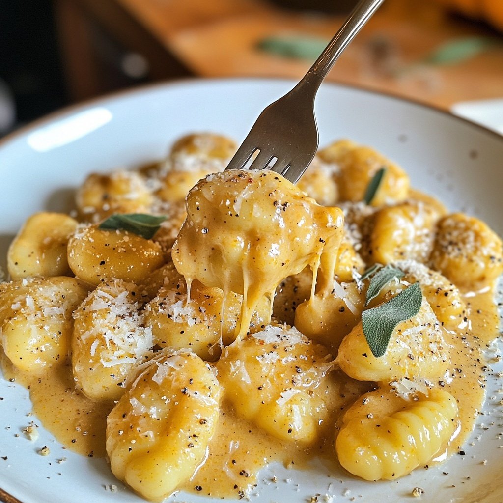 Gnocchi mit Kürbissauce
