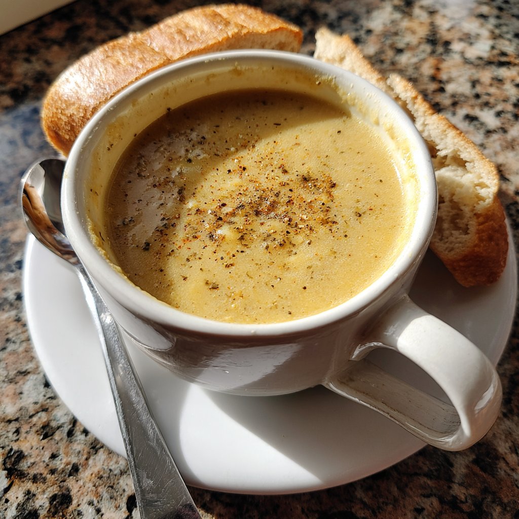 Blumenkohlsuppe mit mildem Geschmack