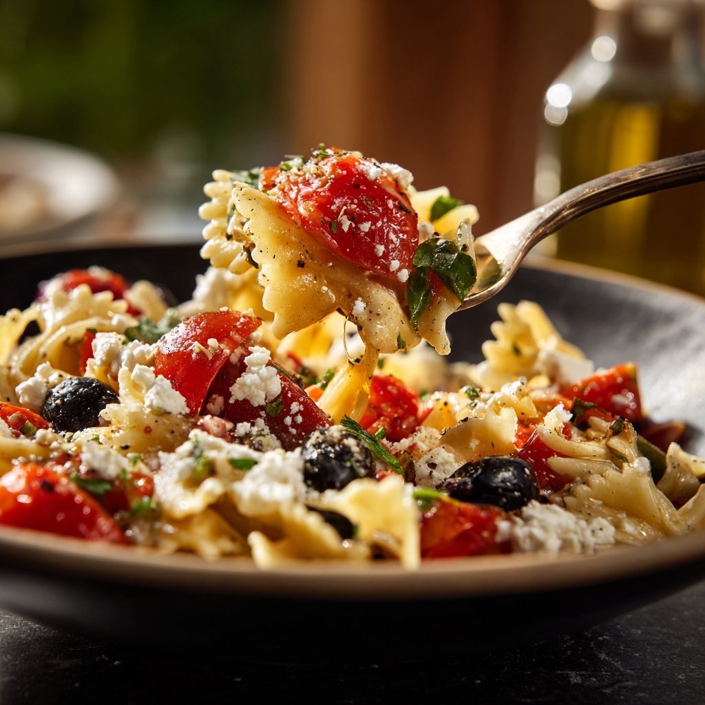 Mediterraner Nudelsalat Schnell