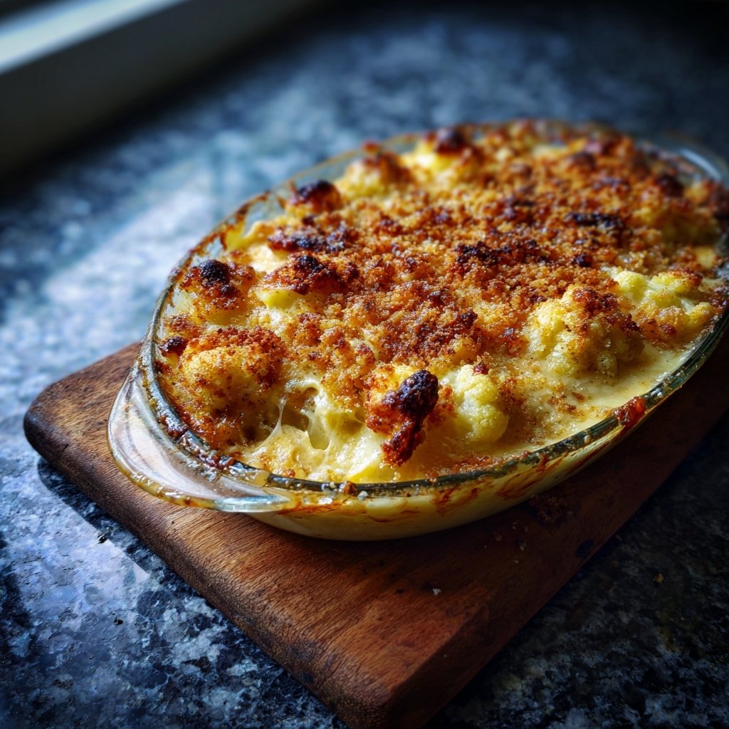 Blumenkohl Gratin Mit Semmelbröseln