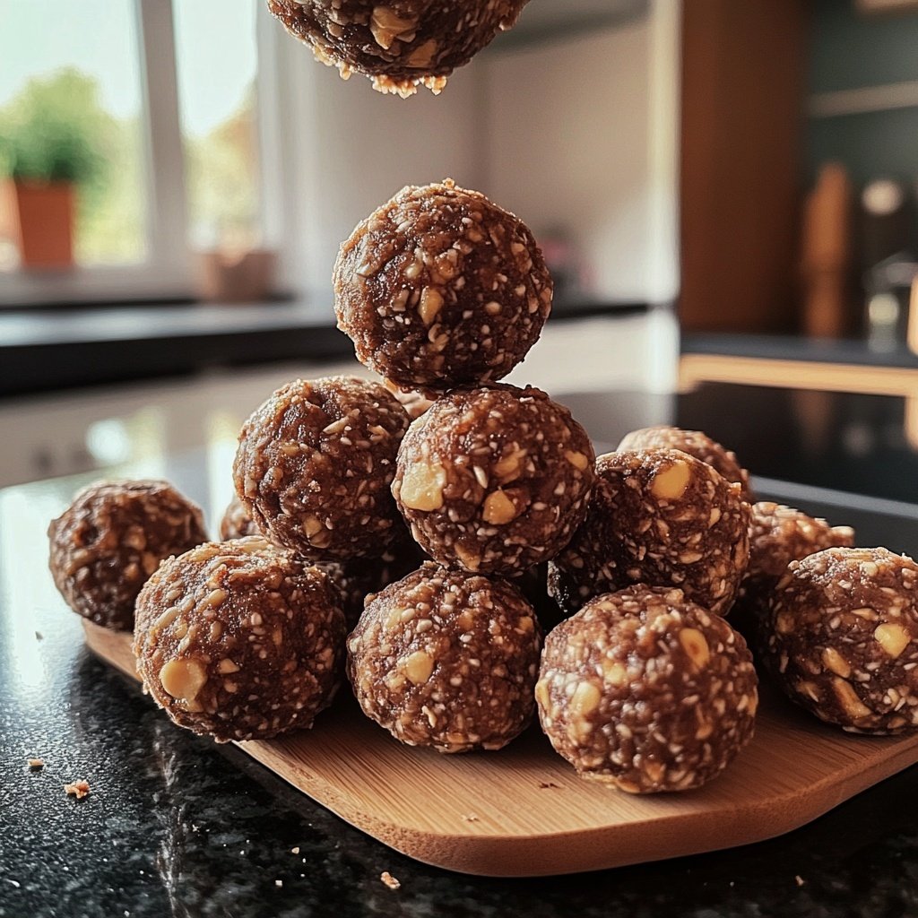 Protein Bällchen ohne Backen vegan